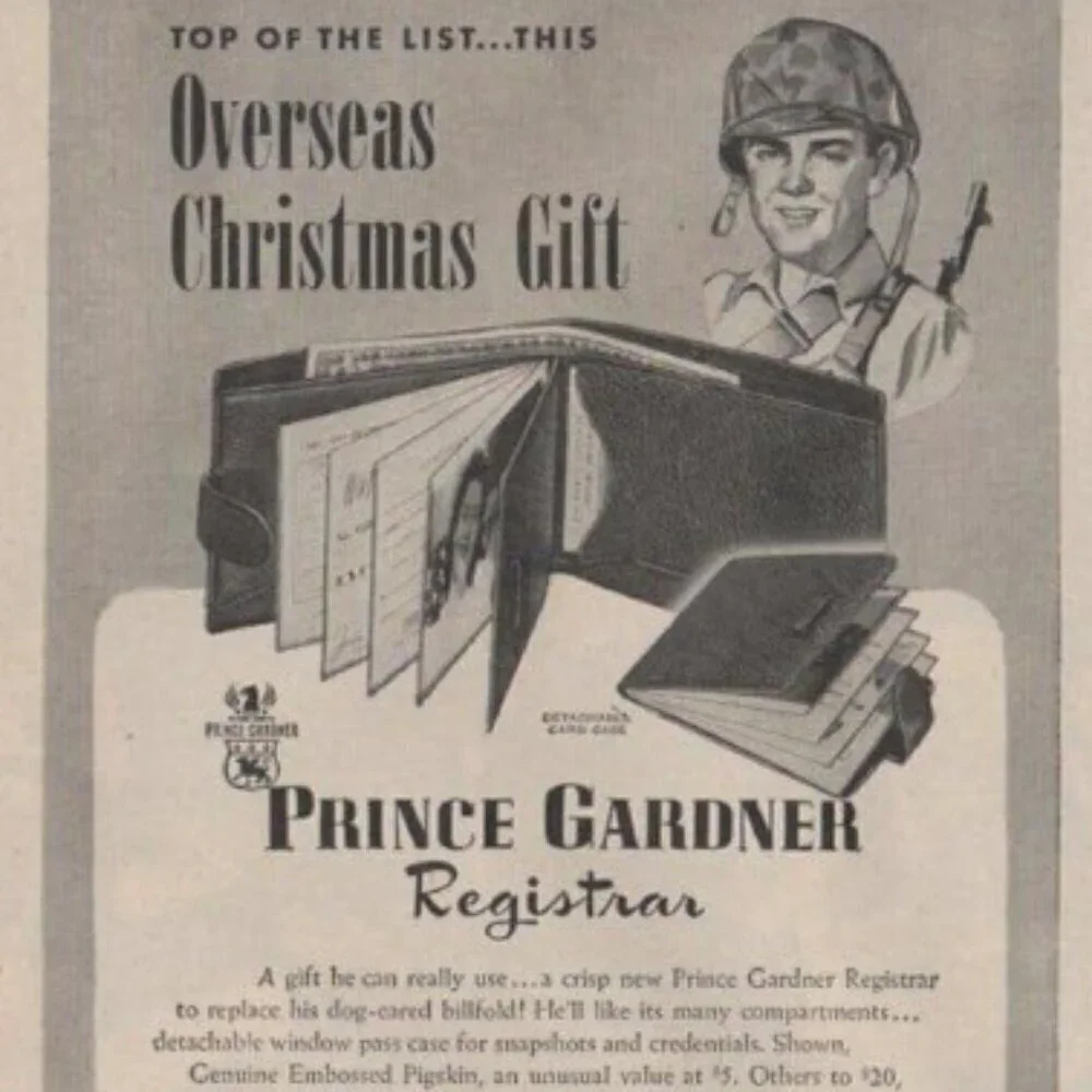 Prince Gardner Vintage card holder